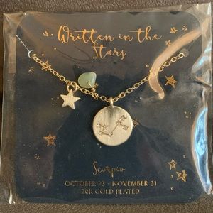 Zodiac Sign Necklace (SCORPIO)